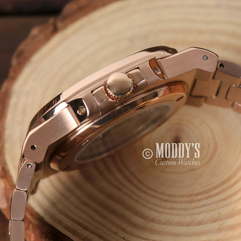 Nautiko Rose Gold Brown